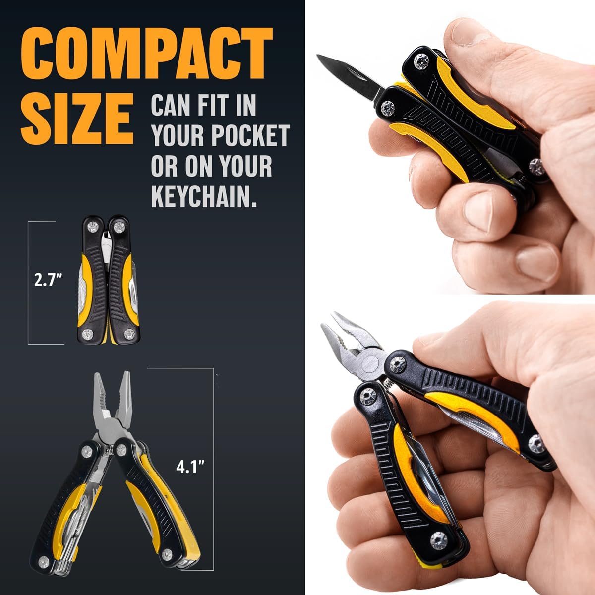 Mini Multitool Knife 12-in-1 Pocket Tool