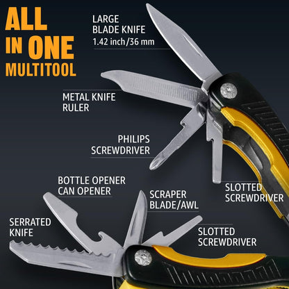 Mini Multitool Knife 12-in-1 Pocket Tool