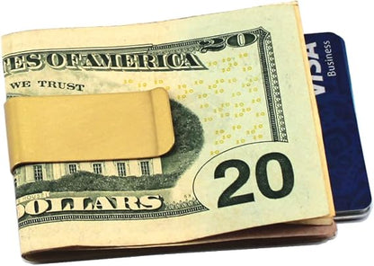 Metal Brass Money Cash Clip 2-Pack