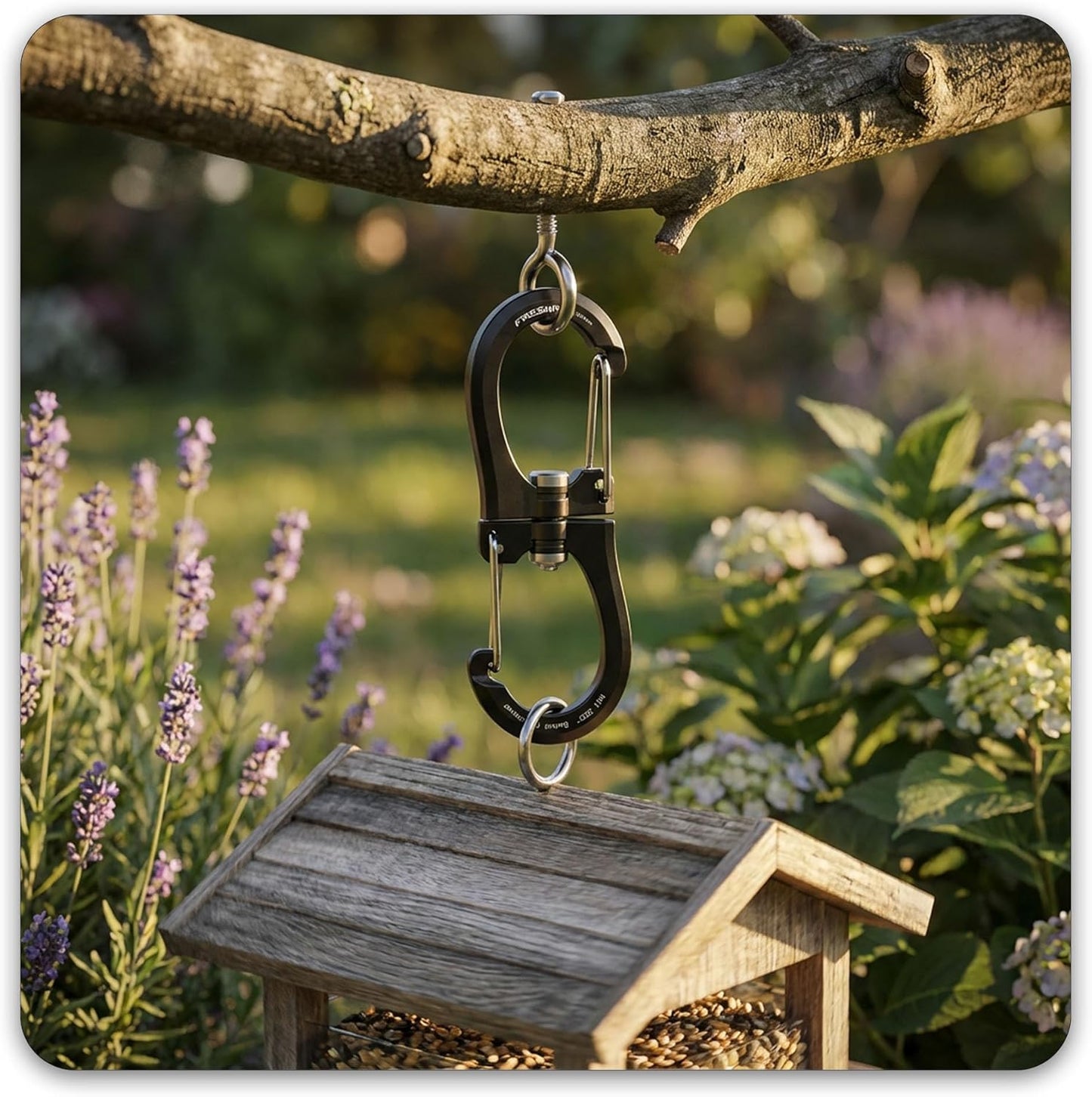 FresKaro Double-Ended Wiregate Carabiner Clip