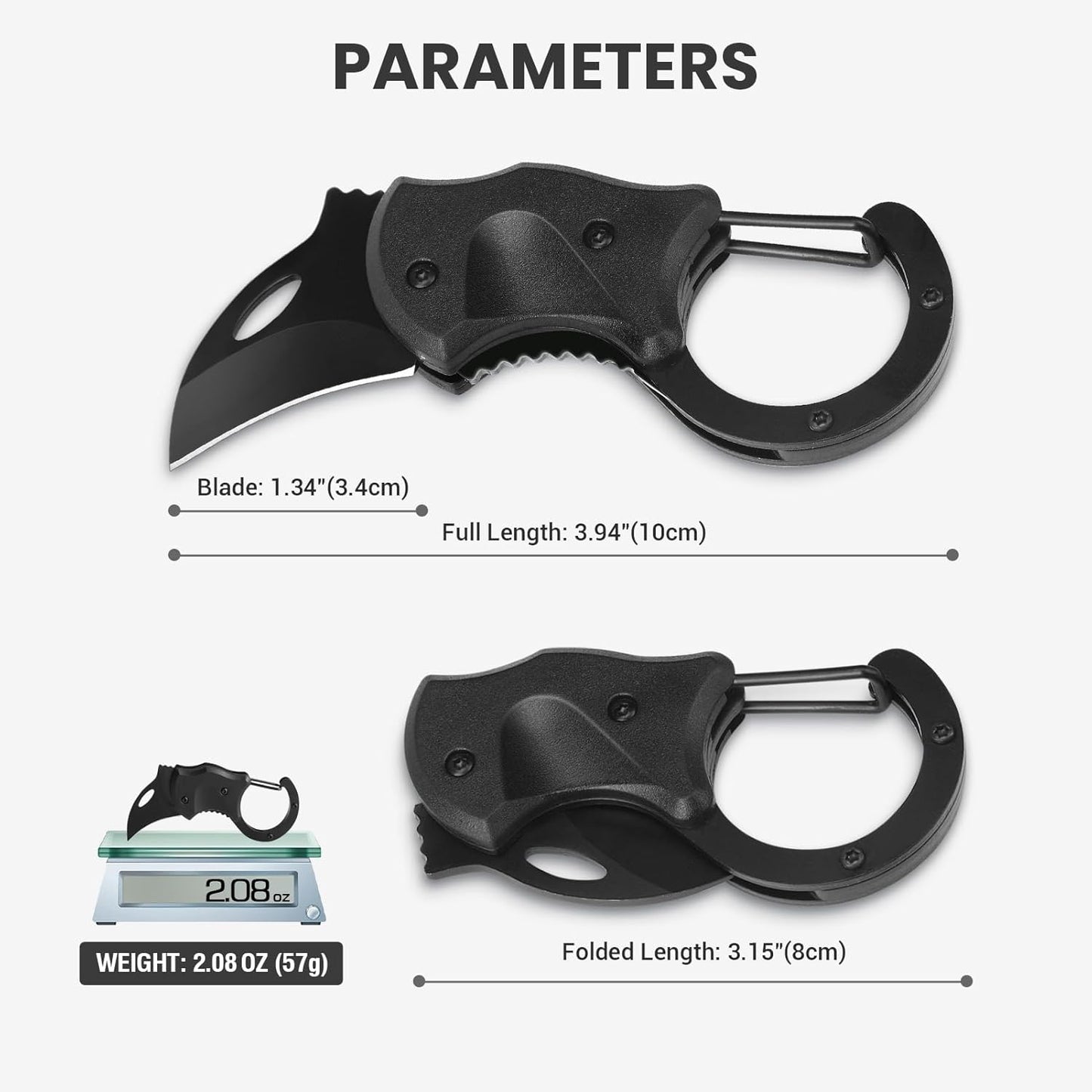 FUNBRO Small Pocket Knife Keychain