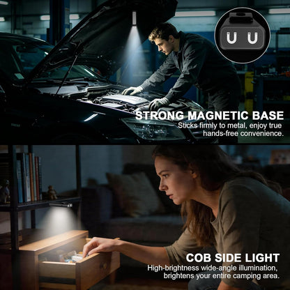 Rechargeable Small EDC Flashlight 2-Pack