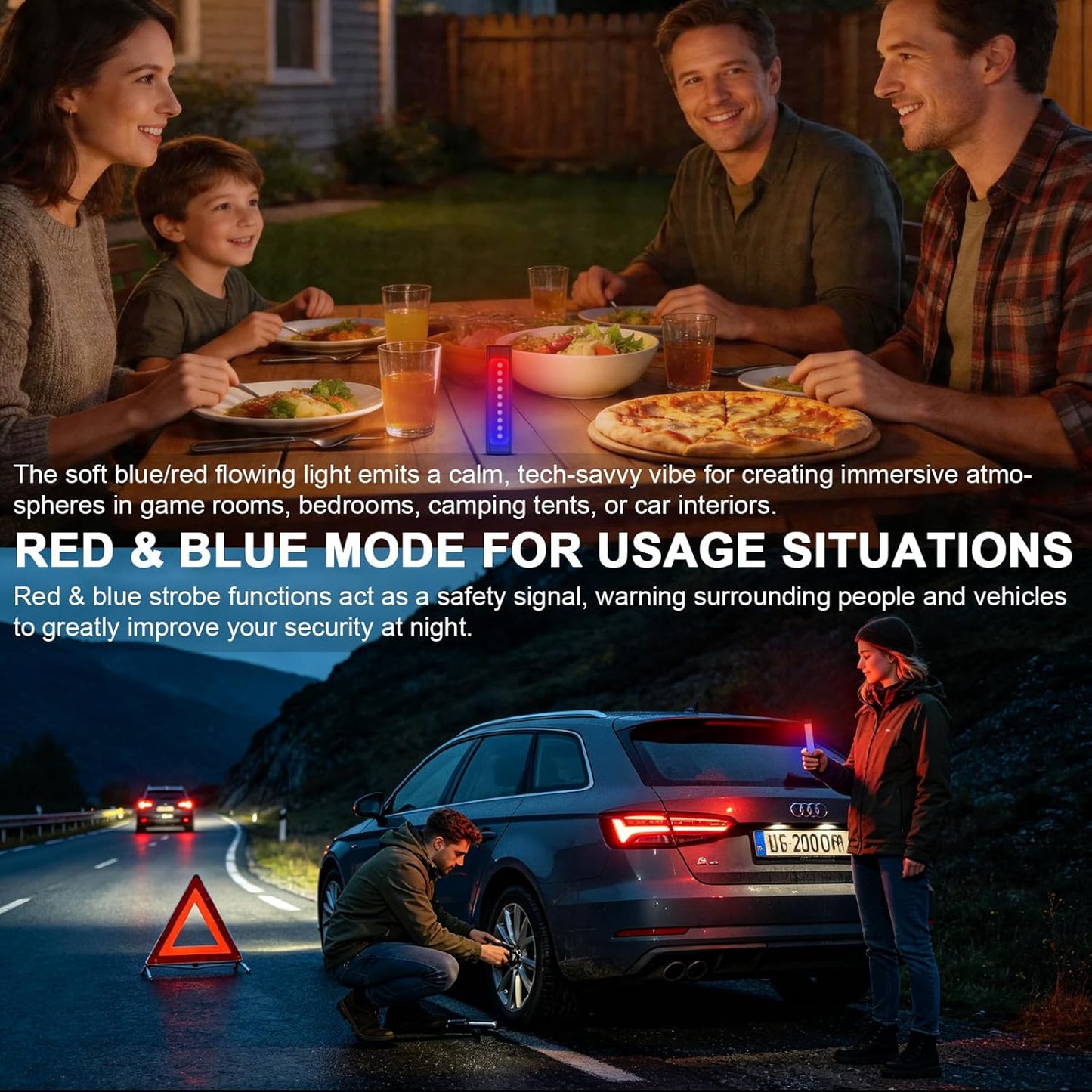 Rechargeable Small EDC Flashlight 2-Pack