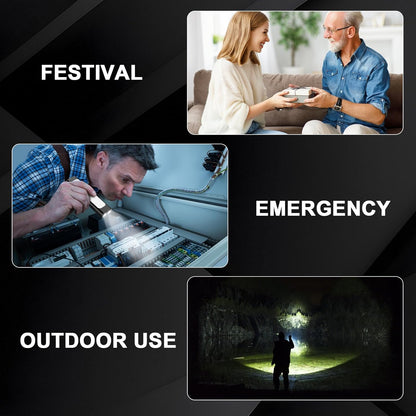 Rechargeable Small EDC Flashlight 2-Pack