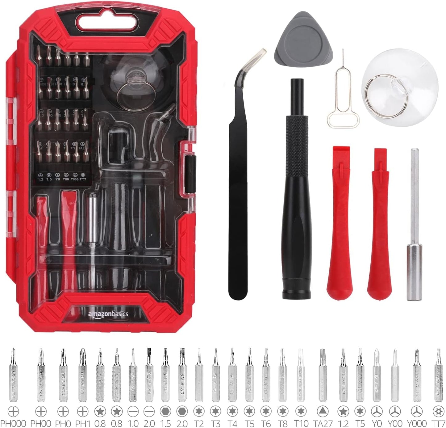 Amazon Basics 32-Piece Precision Screwdriver Set