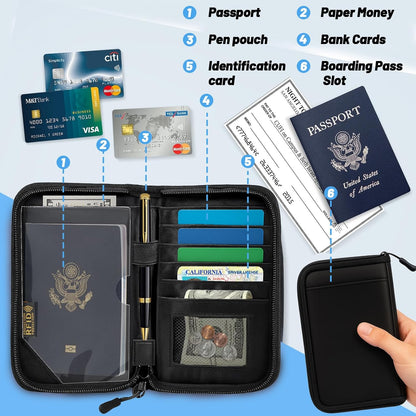 Passport Holder for Travel Essentials