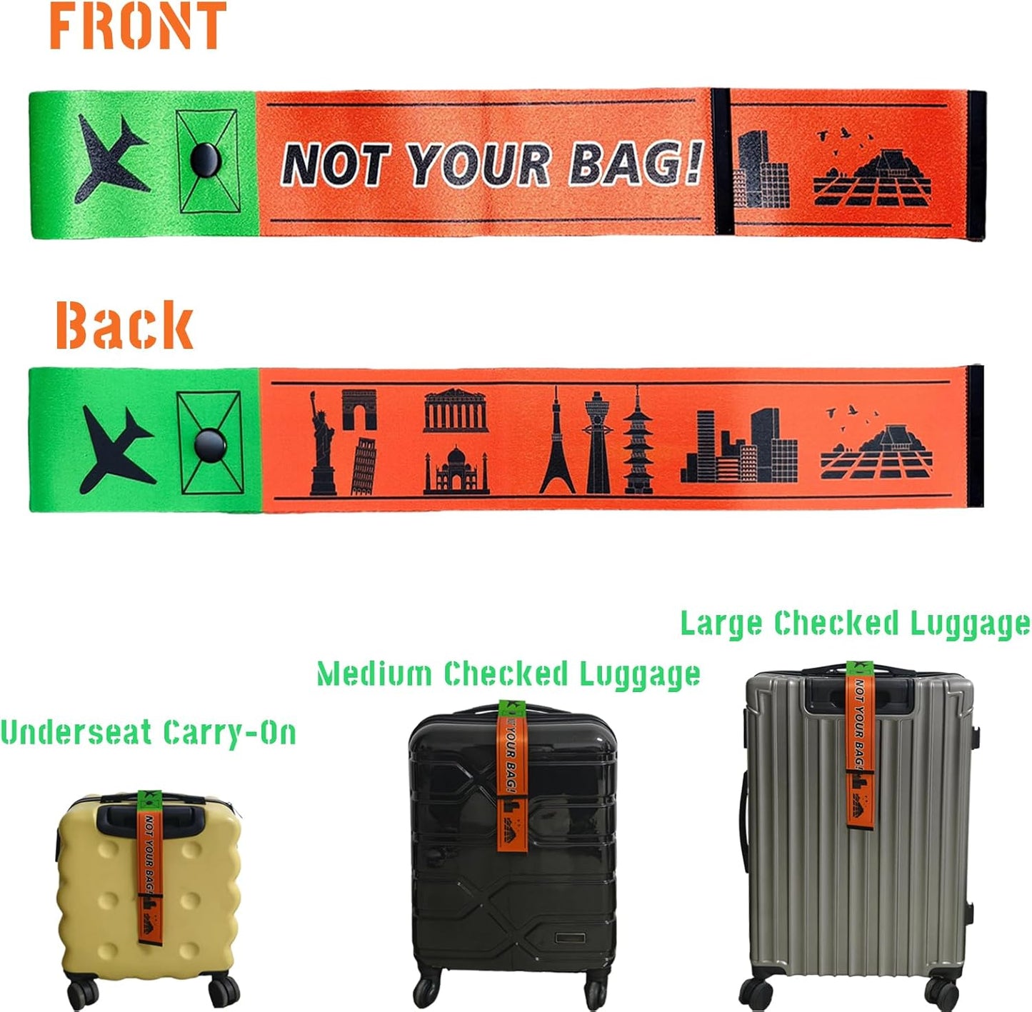 Funny "NOT Your Bag" Luggage Tag