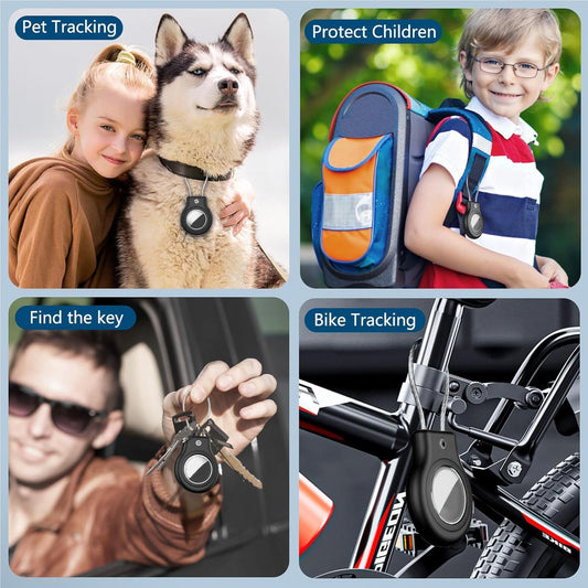 4-Pack Waterproof AirTag Holder